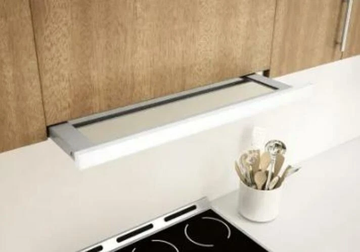 Zephyr ZPI-E24AW290 24 Inch Under Cabinet Range Hood, White Trim with Glass - Image 2 of 4