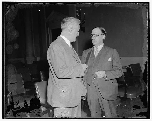 House Committee considers tax revision,Ways,Means,Lovell Parker,Frank Buck,1937