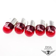 5x 12V 5W Rücklicht Birne rot Glühlampe Gl�...