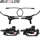 BUCKLOS HD-E635 Hydraulic Brake set 2-Pistons Front&Rear 1100mm/1800mm E-Bike