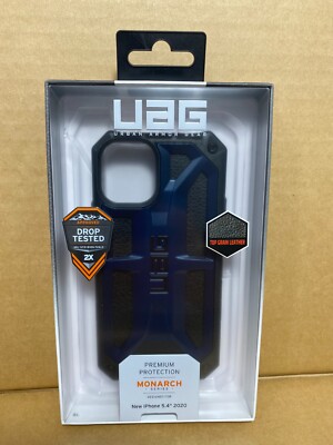 UAG iPhone 12 Mini Premium Case Mallard Blue Black Urban Armor Gear Monarch