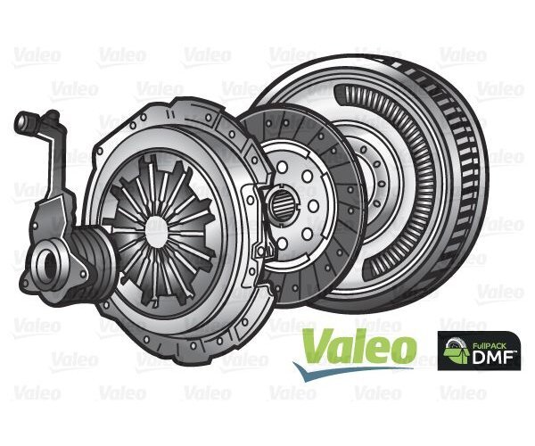 Valeo 837010 Clutch Kit Fullpack with DMF and CSC-image