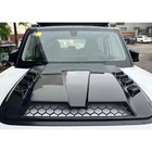 Glossy Black Universal Car Front Flow Air Intake Outlet Hood Scoop Vent Cover 