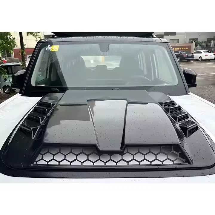 For Toyota Fj Cruiser Flow Air Intake Outlet Hood Turbo Bonnet Scoop Vent Cover - Image 2 of 4