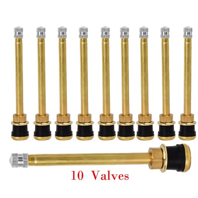 10 Kits TR572 Truck Tire Valve Stem Wheels 22.5 /24.5 For Rim Φ.625''.Holes L:4'' 