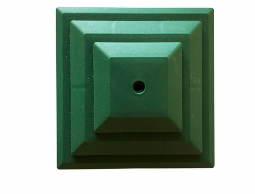 Pack of 30 Green Plastic Fence Post Caps to fit a 4" (100mm) Post. GT0052 - Picture 2 of 3