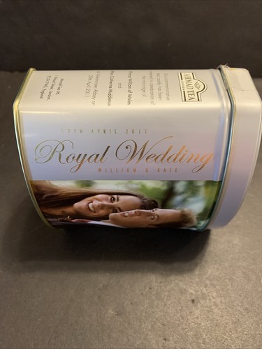 Ahmad Tea Of London Royal Wedding William & Kate Commemorative Tea Caddy 2011 - Picture 9 of 11