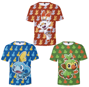 Details About 2019 Pokemon Sword And Shield Slim Fit 3d Print T Shirt Men Women Fashion New