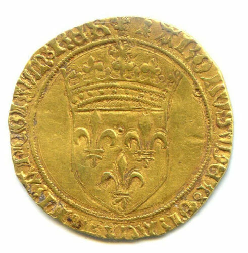 Monnaies royales françaises en or sur charles VII