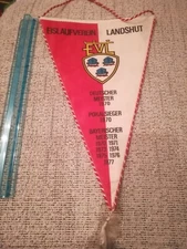 Football pennant FOOTBALL pennant pennant ICE SKATING CLUB LANDSHUT EVL