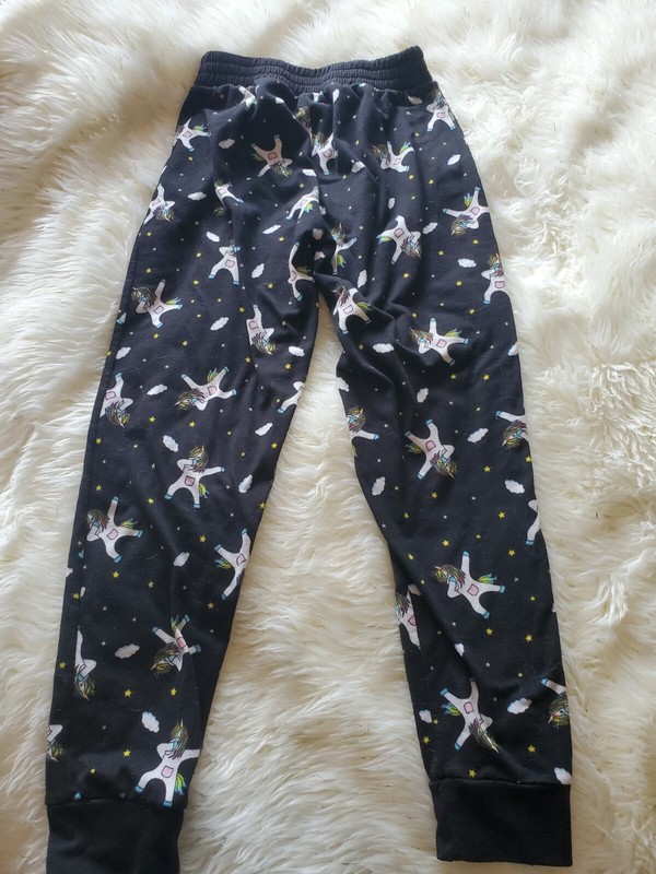 Bae City Girls Dabbing Unicorn Pants, Size 10/12 (M)