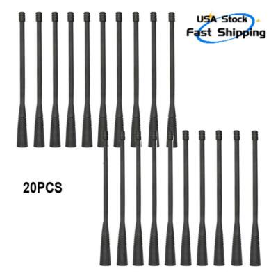 20PCS ATU-6D UHF 6.2 inch Antenna for VX351 VX354 VX400 VX924 VX929 VX970 Radio