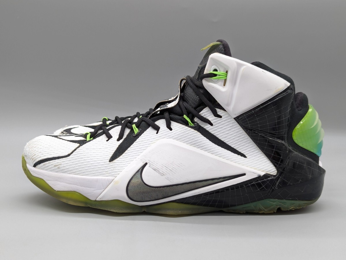 Nike LeBron 12 All Star Game 742549-190 Sneakers Shoes White Green