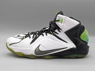 Nike LeBron 12 All Star Game 742549-190 Sneakers Shoes White Green