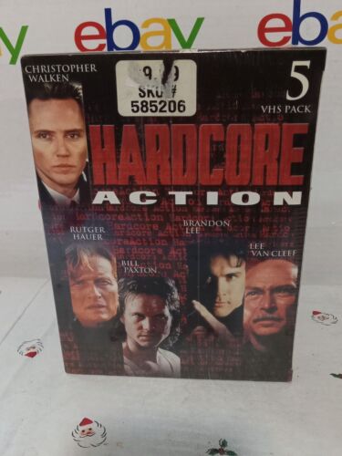 Hardcore Action VHS 5 Pack Action Movie Box Set BRAND NEW SEALED