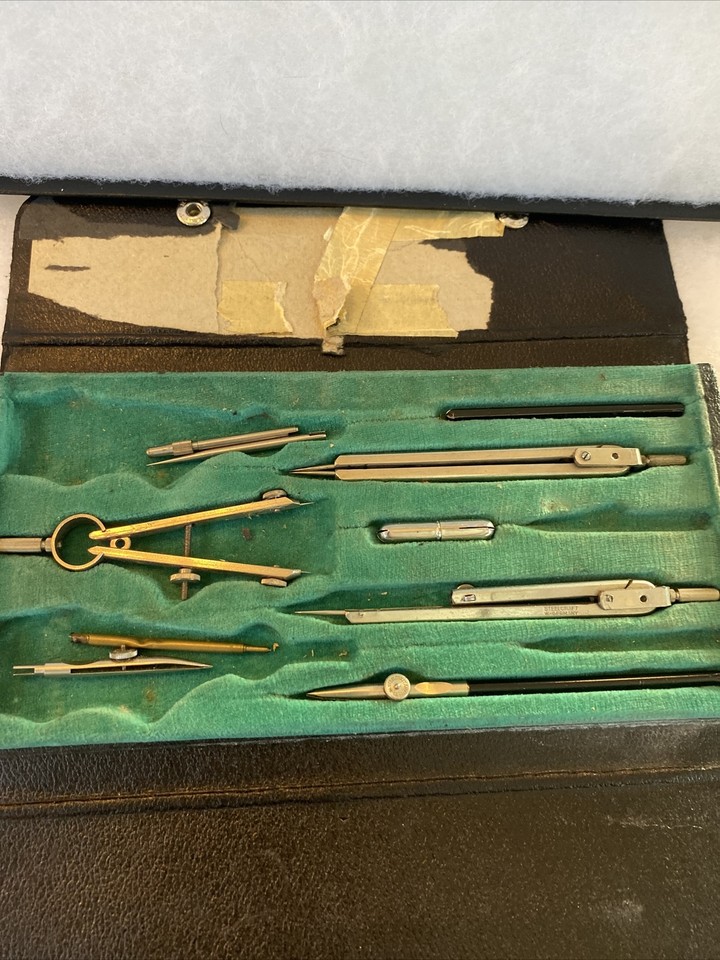 COMPASS DRAFTING TOOL SET Steelcraft West Germany No 601 eBay