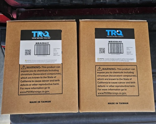 Mazda 3 2014-2016 TRQ Driver & Passenger Side Mirror Set without Heat or Signal