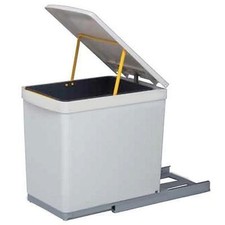 Pattumiera sottolavello 1 secchio estraibile da cucina universale con carrello ì