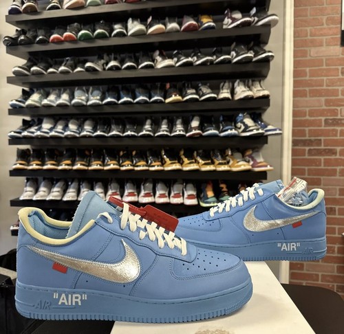 Original CI1173 400 Nike Air Force 1 Low Off-White MCA University Blue Größe 13 - Bild 2 von 24