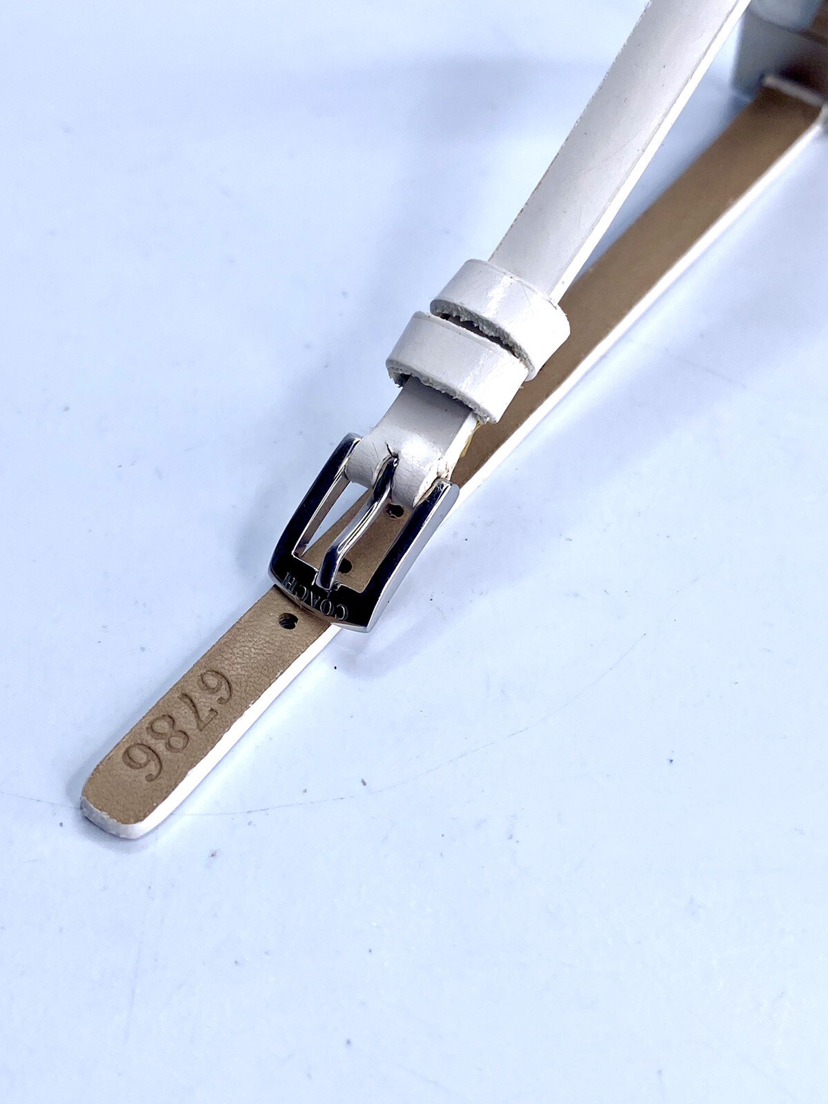 Coach Womens Silver Rectangular Swiss Quartz Watc… - image 7