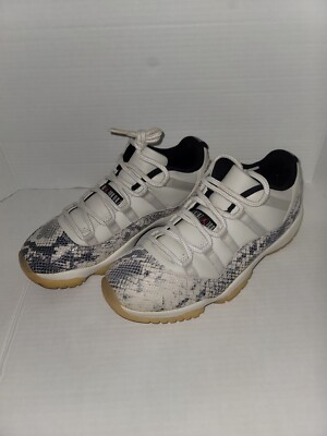 Cd6846 002 Jordan 11 Low Light Bone Snakeskin Jordan 11 Snakeskin