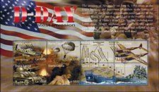 Sierra Leone D-Day The Greatest Invasion III Souvenir Stamp Sheet Of 8 MNH Gem