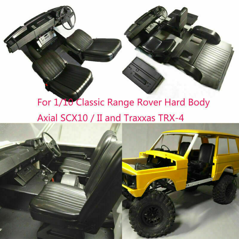 1/10 Scale Interior for Classic Range Rover Hard Body TRX-4 Axial SCX10  II RC
