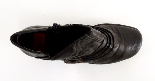 Stiefeletten Rieker Winter Reißverschluss Halbschuhe Kunstleder braun Gr. 38 - Imagen 5 de 8