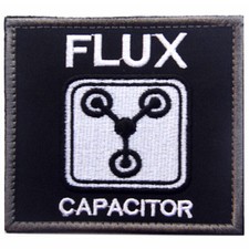 FLUX CAPACITOR U.S. ARMY USA TACTICAL 3D US EMBROIDERED HOOK LOOP PATCH