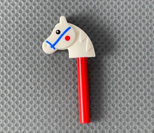 LEGO Minifigure Bastone Bianco Cavallo Pony Serie 23 Cavaliere del Castello Giallo
