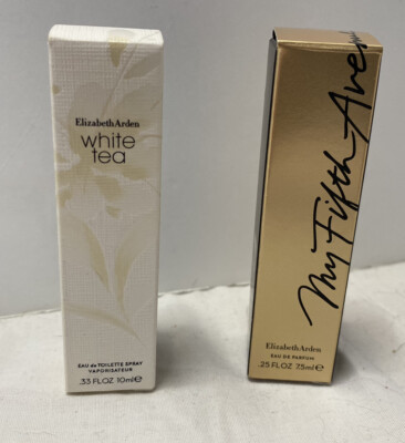 Elizabeth Arden My Fifth Avenue & White Tea Eau De Parfum 7.5 & 10ml Mini Size