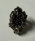 Vintage Claudia Agudelo Sterling 925 Silver Flower Ring Columbia Size 6.75