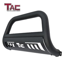 For 2022-2026 Toyota Tundra 3 Texture Bull Bar Grille Guard Front Bumper Black