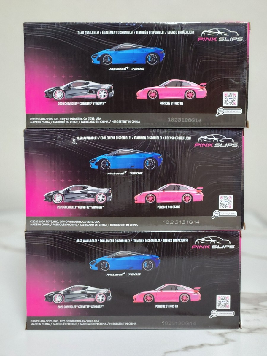 2023 JADA PINK SLIPS 1/24 Complete Set Of 3 PORSCHE 911