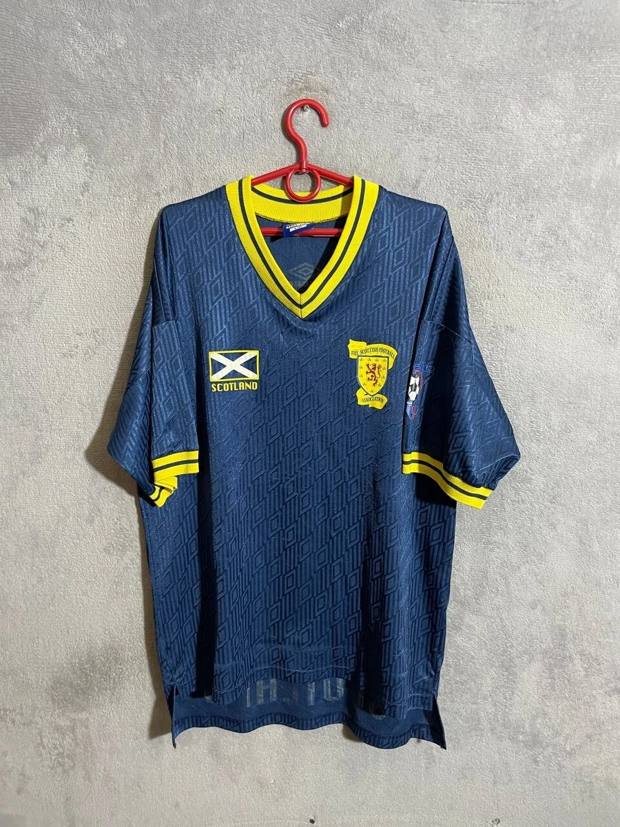 Scotland Team Vintage Training Jersey Football Soccer Shirt 1998