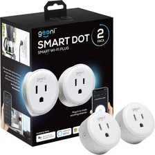 Dot Smart Plug with 2.4Ghz Wifi Connectivity – 2-Pack Compact, Fire-Resistant Sm