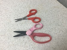 Lot Of 2 Pairs Scissors Fiskars Non-Stick BA 0123 Unbranded