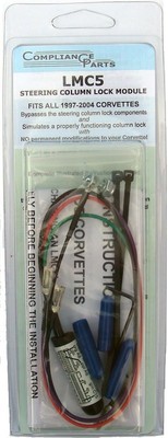LMC5 Module - C5 Corvette steering column lock bypass module Black 