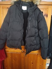 Soulcal& Co Women's Black Hooded Coat XL. Worn Once. Fleece Lined.