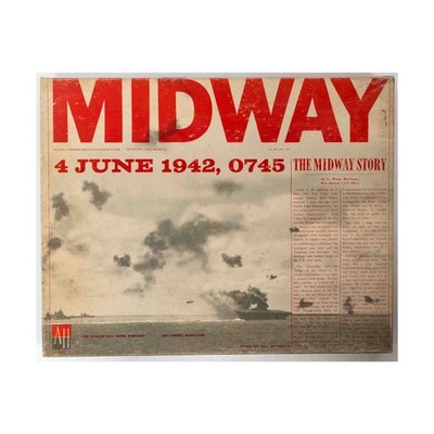 Avalon Hill Midway w/Coral Sea Variant! Fair/EX