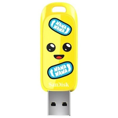 Sandisk USB Memory Stick 2.3oz Fortnite Peely Yellow