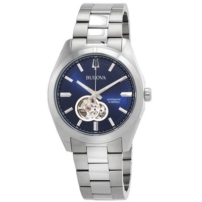 Bulova Surveyor Automatic Blue Dial Men's Watch 96A275