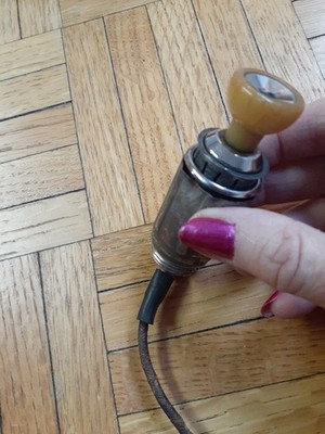 VINTAGE  CIGARETTE LIGHTER Car Truck Bakelite COMPLETE NOS? Cuno Meriden CT 