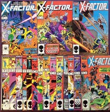 X-Factor #1 to #20 (4 x missing) Marvel 1986. 16 x FN to VF+ Issues.