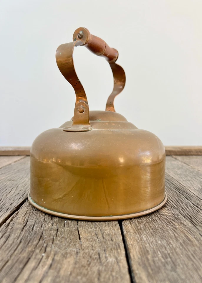 Tetera de cobre vintage - Tetera de cobre ODI hecha en Portugal Foto 4 de 4