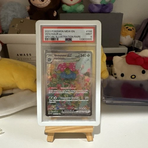 POKEMON ENGLISH 151 SPECIAL ILLUSTRATION RARE #198 VENUSAUR EX PSA 9 SIR