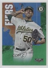 2019 Topps Fire Green 1/199 Mike Fiers #23 0kx0