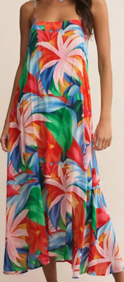 Z Supply Women's Coast Villa Floral Maxi Dress Size XS L141808