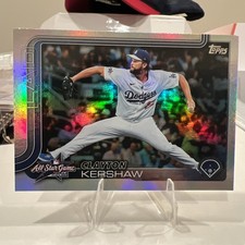 2025 Topps Update Series Clayton KERSHAW All-Star Game Rainbow Foil DODGERS