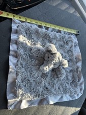 Cloud Island Lovey Plush Security Blanket Elephant Gray Baby Animal  14 X 14